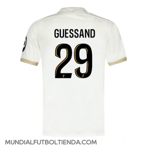 Camiseta OGC Nice Evann Guessand #29 Segunda Equipación Replica 2024-25 mangas cortas